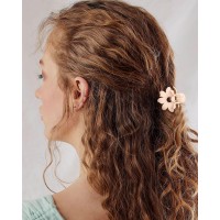 Small Flower Claw Hair Clips Cute Matte Clips For Fine Hair 12Pcs For Women And Girls