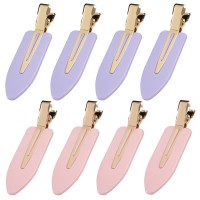 Yierso 8 Pcs No Bend Hair Clips No Crease Duckbill Barrettes For Salon Hairstyle Women Girls Flat Creaseless Alligator Hair Cl