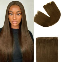 Clip In Hair Extensions Real Human Hair Clip In Hair Extensions Black Women 120G 100 Human Hair Clip In Hair Extensions 8Pcs Do