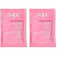 Cake Beauty The Top Coat One Minute High Shine Hair Mask 169 Ounce Pack Of 2