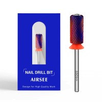 Airsee Tungsten Carbide Acrylic Nail Drill Bit Super Cut Bit Efile Electric File Machine Head Tip For Manicure Polishing Art Rem