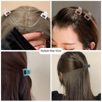 Ahoney 10Pcs Small Hair Claw Clips For Women Girls 1 Mini Matte Tiny Clips For Thin Thick Medium Hair Cute Jaw Barrettes Stro