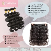 Katspon 12A Human Hair Bundles 26 26 26 Inch Body Wave 3 Bundles Human Hair 100 Unprocessed Brazilian Virgin Weave 3 Bundles Hu